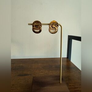 Celine Circle Clip on Earrings